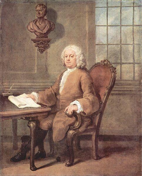 William Hogarth Portrat der Dr oil painting image